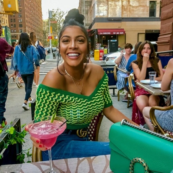 Zara Tops - Zara Green knit crop top